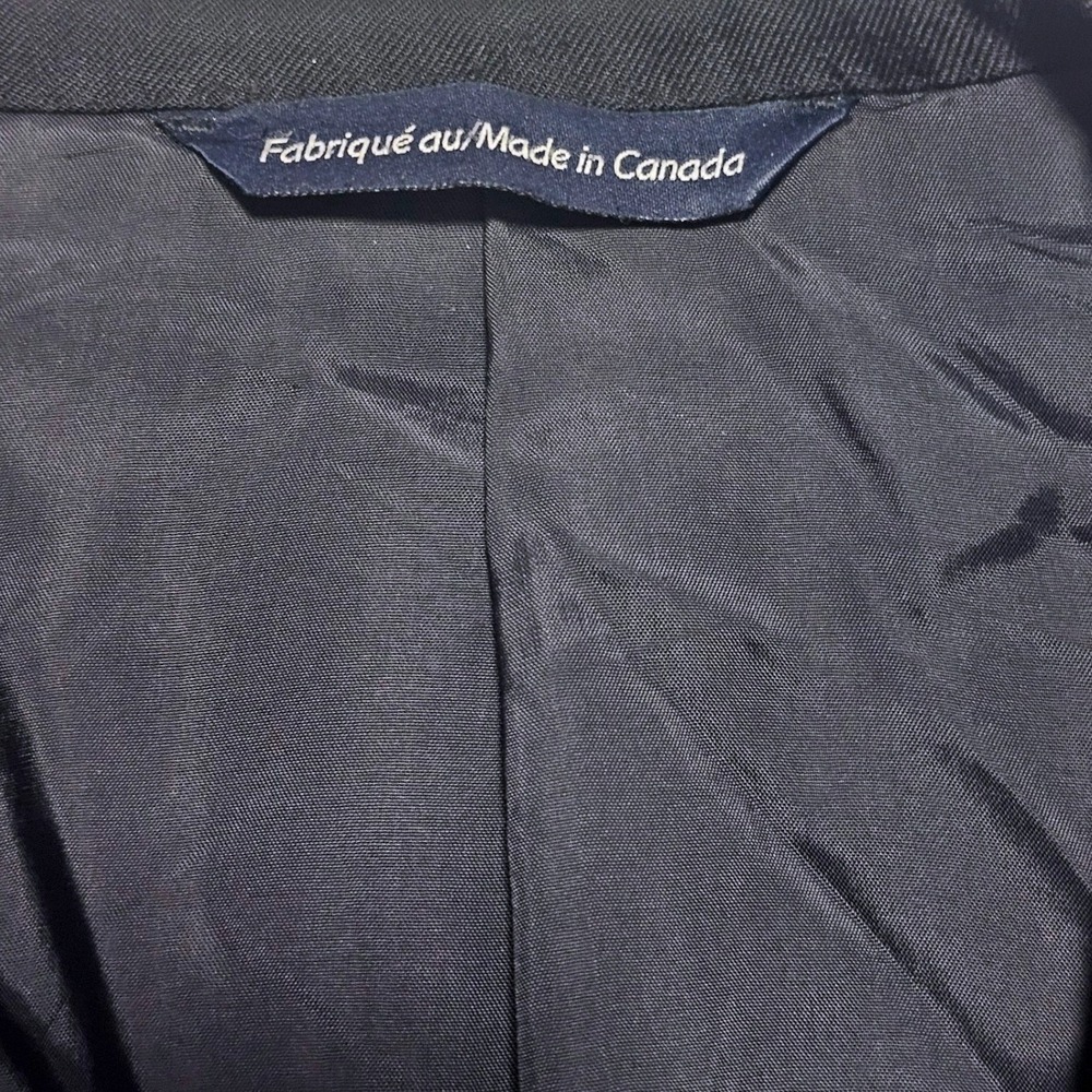 Coppley Sydney Navy Blue 100% Pure Cashmere Blazer Sport Coat Mens 46S Canada - Picture 5 of 14